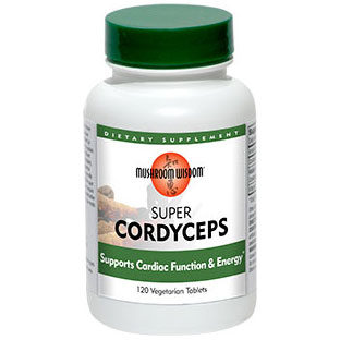 Mushroom Wisdom Super Cordyceps, 120 Tablets, Maitake Products Inc.
