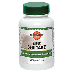 Mushroom Wisdom Super Shiitake, 120 Tablets, Maitake Products Inc.