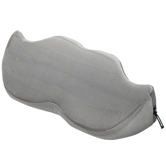 Mustache Wedge Sex Positioning Pillow, Grey, Liberator Bedroom Adventure Gear