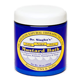 Dr. Singha's Mustard Bath, 16 oz, Dr. Singha's
