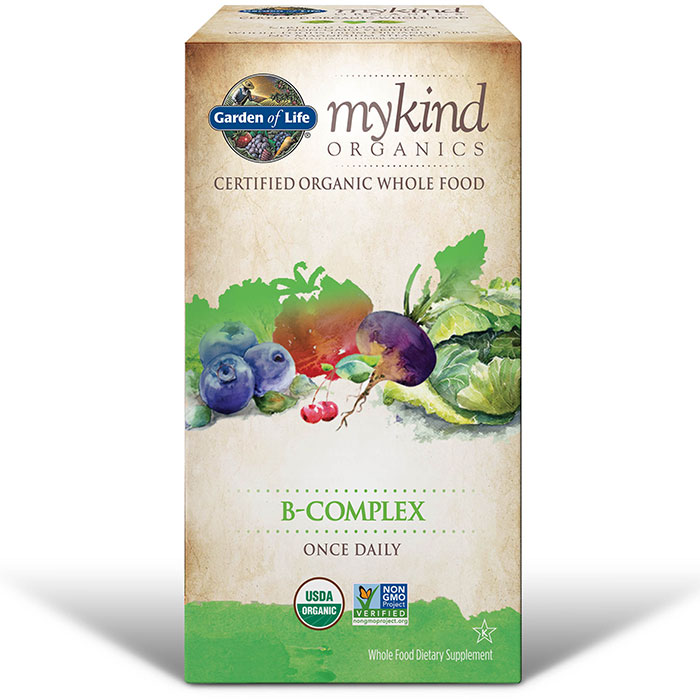 mykind Organics B-Complex, 30 Tablets, Garden of Life