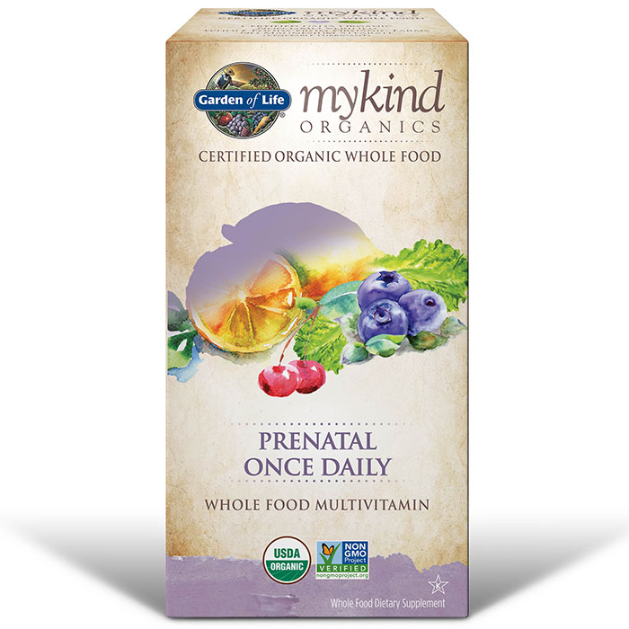 mykind Organics Prenatal Once Daily, Value Size, 90 Organic Tablets, Garden of Life