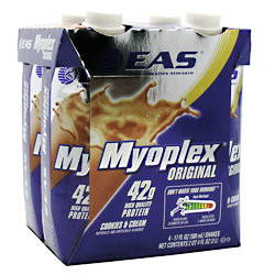 EAS EAS Myoplex Original Nutrition Shake RTD, 17 oz x 12 Shakes