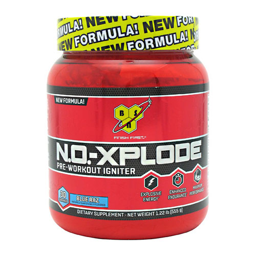 N.O. Xplode Powder, Energy & Endurance, 30 Servings, BSN