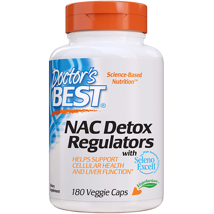 NAC Detox Regulators, 180 Veggie Caps, Doctors Best