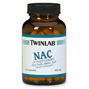 NAC N-Acetyl-Cysteine 600mg 60 caps from Twinlab