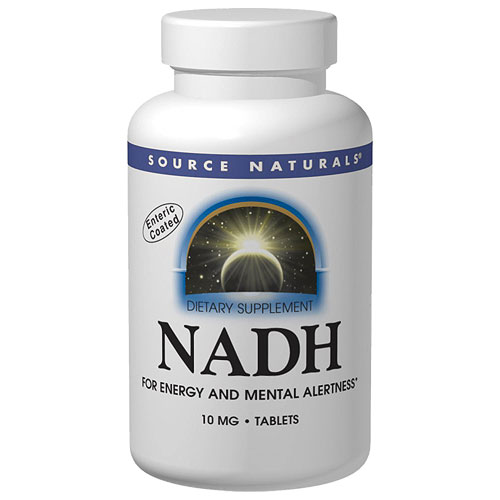 NADH 20 mg CO-E1 - Peppermint Sublingual, 20 Tablets, Source Naturals