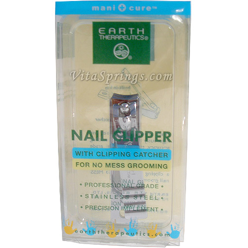Nail Clipper with Catcher 1 pc from Earth Therapeutics