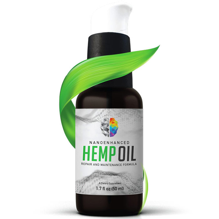 Nano-Enhanced Hemp Oil, 1.7 oz (50 ml), PrimeMyBody