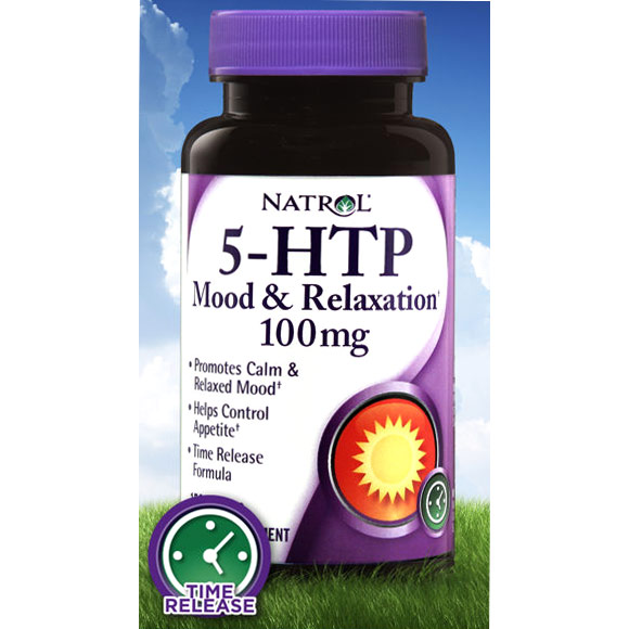 Natrol 5-HTP 100 mg, Mood & Relaxation, 12-Hour Time Release, 150 Tablets