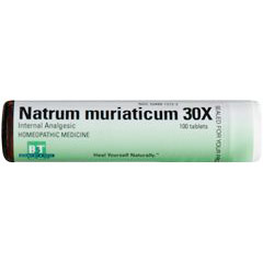 Boericke & Tafel Natrum Muriaticum 30X, 100 Tablets, Boericke & Tafel Homeopathic