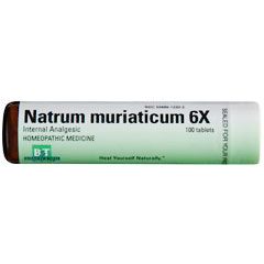 Boericke & Tafel Natrum Muriaticum 6X, 100 Tablets, Boericke & Tafel Homeopathic