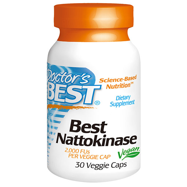 Doctor's Best Best Nattokinase 2000 FU, 30 Veggie Caps, from Doctor's Best