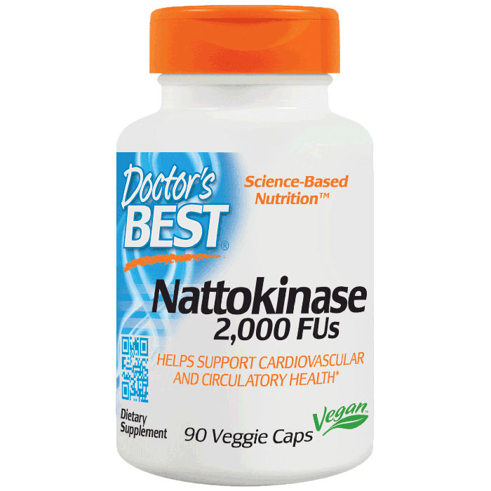 Nattokinase 2,000 FUs, 90 Vegetarian Capsules, Doctors Best