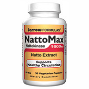 NattoMax ( Natto Max ) Nattokinase, 30 veggie caps, Jarrow Formulas