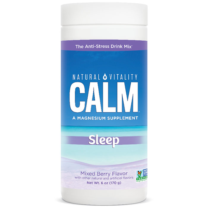 Natural Calm Calmful Sleep Drink Mix - Mixed Berry Flavor, 6 oz, Natural Vi...