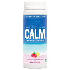 Natural Calm, The Anti-Stress Drink - Raspberry Lemon, 8 oz, Natural Vitality