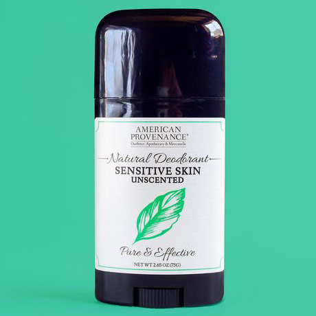 Natural Deodorant - Sensitive Skin Unscented, 2.65 oz, American Provenance