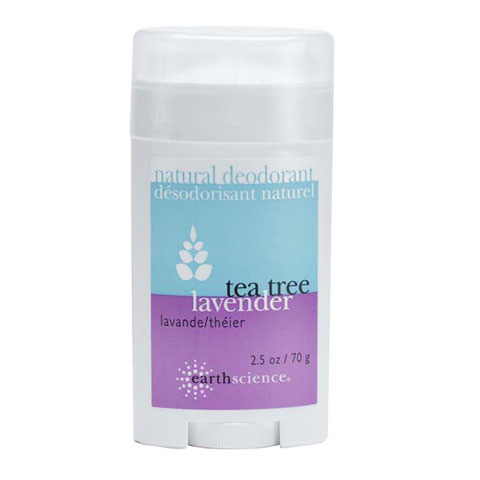 Natural Deodorant Tea Tree & Lavender, 2.5 oz, Earth Science