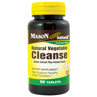 Natural Vegetable Cleanse, 90 Tablets, Mason Natural