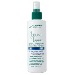 Aubrey Organics Natural Missst Herbal Hairspray, Regular Hold, 8 oz, Aubrey Organics