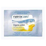 Natural Organic Cotton Intimate Wipes, 12 Wipes x 12 Pack, Natracare