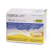 Natural Pads, Curved Regular, 14 Pads, Natracare