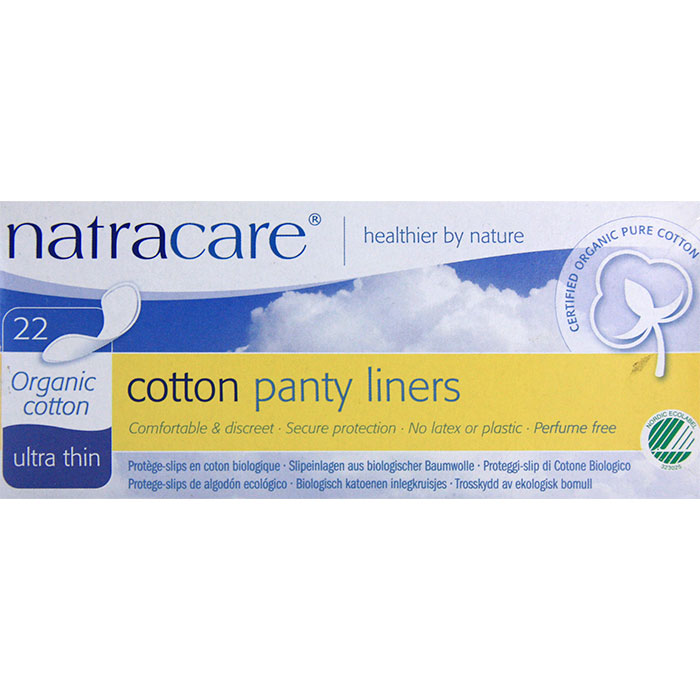 Organic Cotton Panty Liners, Ultra Thin, 22 Liners, Natracare