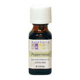 Natural Peppermint Essential Oil, Boxed, 0.5 oz, Aura Cacia