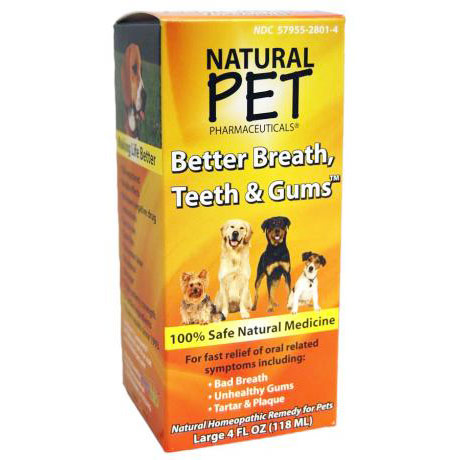 Dog Better Breath, Teeth & Gums, 4 oz, King Bio Natural Pet (KingBio)