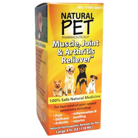 King Bio Natural Pet Pharmaceuticals (KingBio) Dog Muscle, Joint & Arthritis Reliever, 4 oz, King Bio Natural Pet (KingBio)