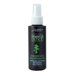 Mens Stock Natural Dry Herbal Pine Deodorant, 4 oz, Aubrey Organics