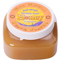 High Desert Natural Pure Honey with Natural Cinnamon Flavor, 12 oz, CC Pollen Company