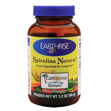 Natural Spirulina Powder 3.2 oz, Earthrise Nutritionals