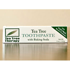 Tea Tree Therapy Tea Tree Toothpaste with Baking Soda, 5 oz, Tea Tree Therapy