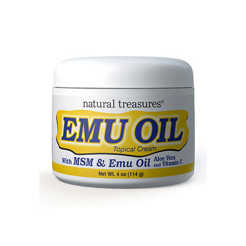 Natural Treasures Emu Oil Cream 4 oz