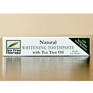 Natural Whitening Toothpaste, 3 oz, Tea Tree Therapy
