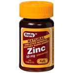 Watson Rugby Labs Natural Zinc 50 Mg, 100 Tablets, Watson Rugby