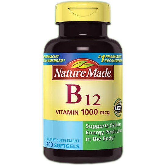 Nature Made Vitamin B12 1000 mcg, 400 Softgels