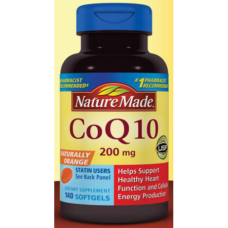 Nature Made CoQ10 200 mg (Coenzyme Q10), 140 Softgels