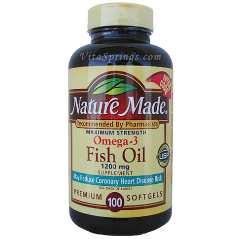 Nature Made Nature Made Omega-3 Fish Oil 1200 mg 100 Softgels