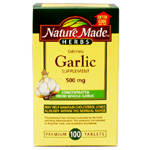 Nature Made Odorless Garlic Concentrated 500mg 100 Tablets
