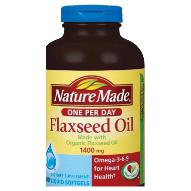 Nature Made Organic Flaxseed Oil 1400 mg, 300 Softgels