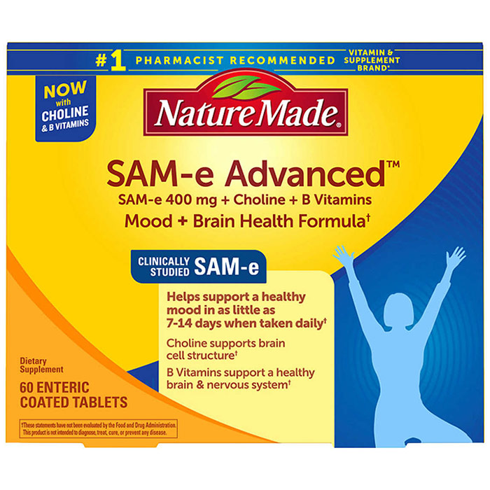 Nature Made SAM-e Complete 400 mg, 60 Tablets