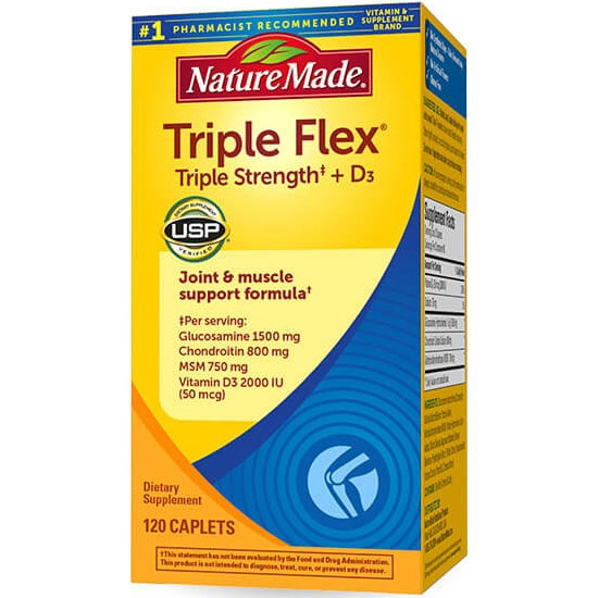 Nature Made Triple Flex Triple Strength, TripleFlex Joint Health, 120 Caplets