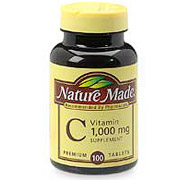 Nature Made Vitamin C 1000 mg 100 Tablets