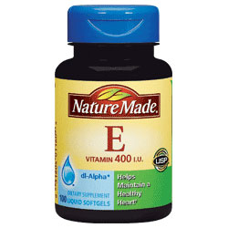 Nature Made Vitamin E 400 IU, 180 Liquid Softgels