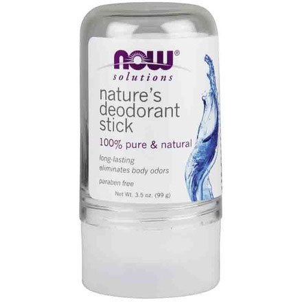 Natures Deodorant Stick 3.5 oz, NOW Foods