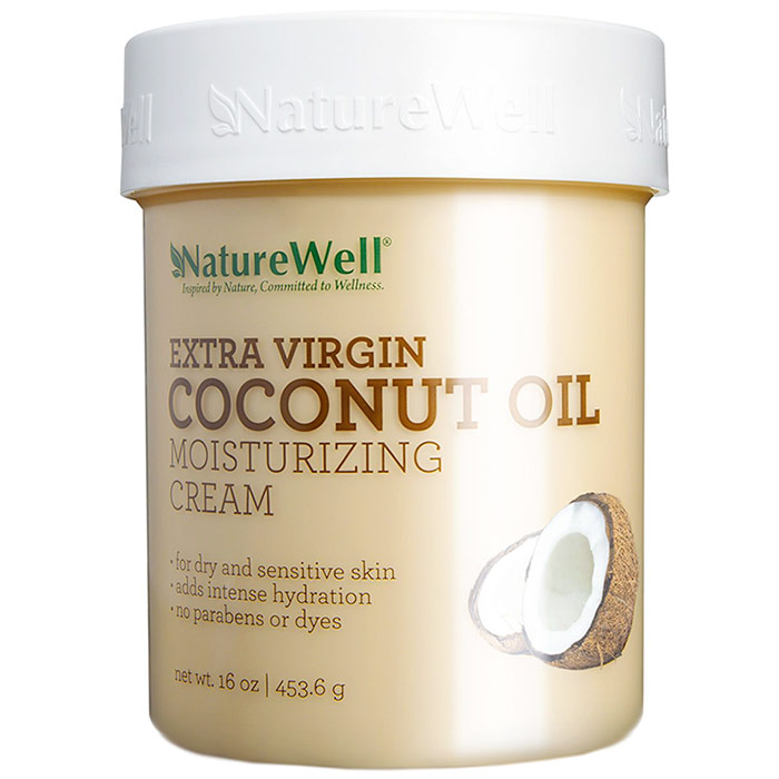 Nature Well Extra Virgin Coconut Oil Moisturizing Cream, 16 oz