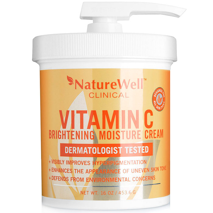 Nature Well Vitamin C Brightening Moisture Cream, 16 oz